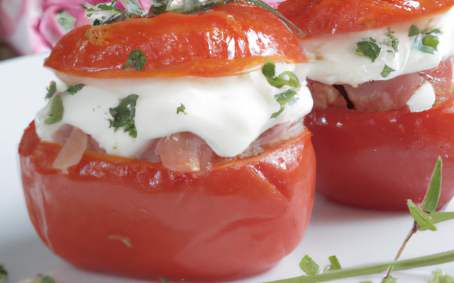 Tomates farcies au boursin