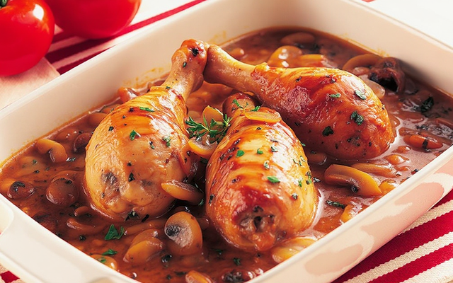 Poulet Marengo facile