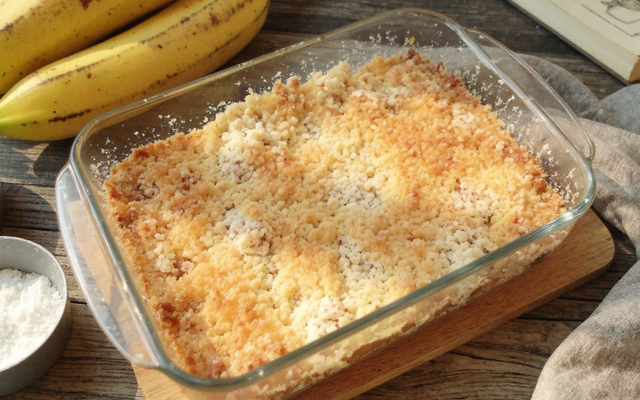 Crumble à la banane