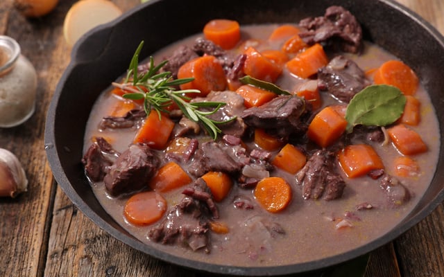 Boeuf bourguignon traditionnel