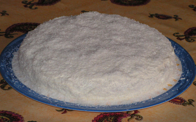 Boule de neige, gâteau à la noix de coco