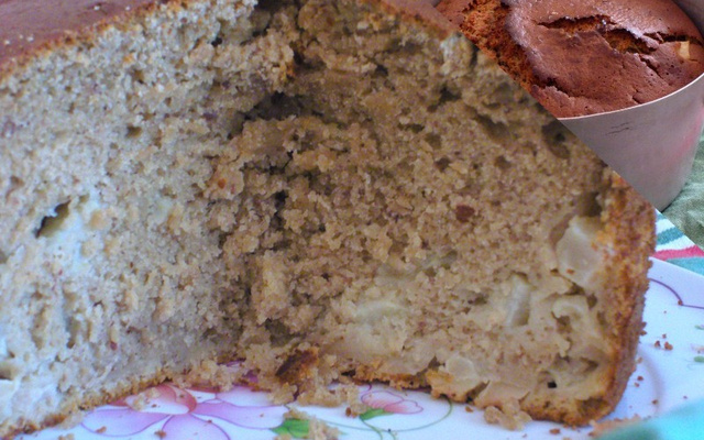 Gâteau poire-châtaigne