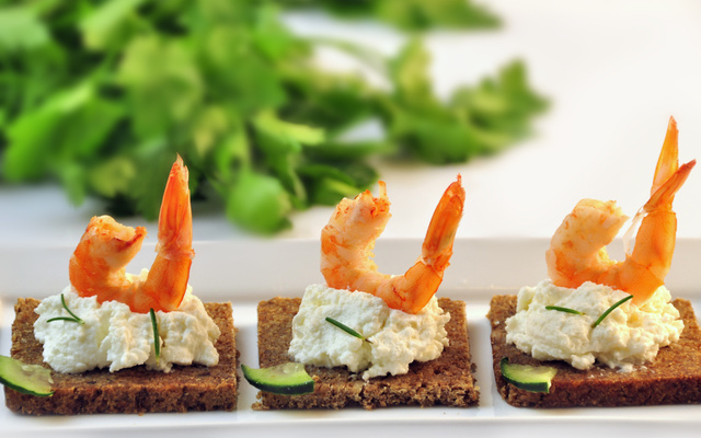 Toasts saumon fumé, mascarpone