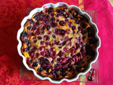 Clafoutis aux cerises & mascarpone