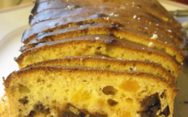 Cake abricot chocolat