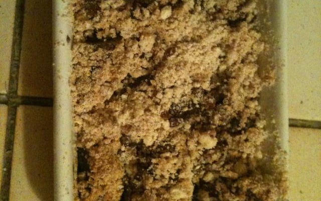 Crumble pommes et chocolat maison