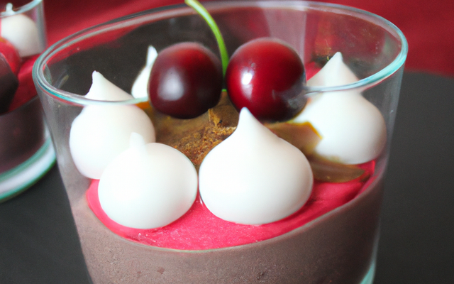Mousse griottes et kirsch