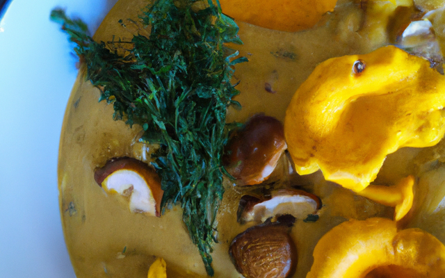 Soupe de chanterelles