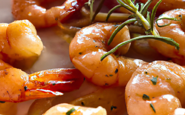 Crevettes caramélisées