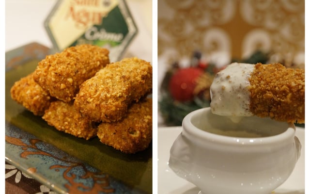 Lingot crousti-fondant de Saint Agur aux noix