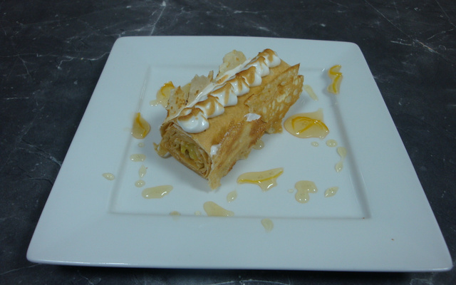 Crêpe façon tarte au citron meringuée