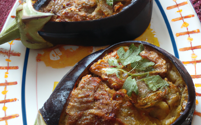 Aubergines farcies façon nonna