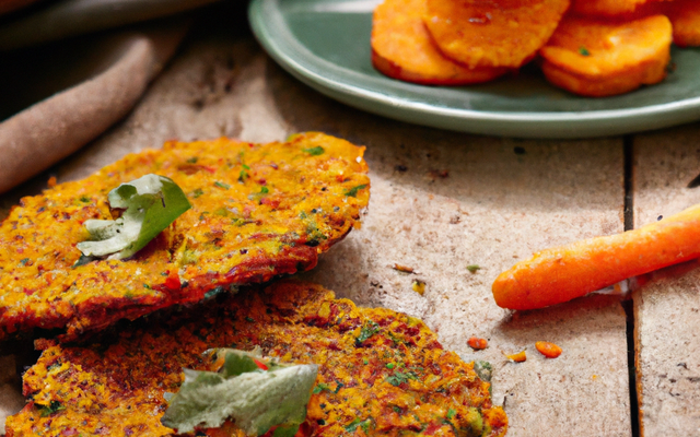 Galettes de carottes aux lentilles