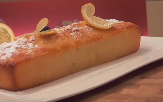 Délicieux quatre-quarts au citron