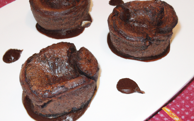 Fondant au chocolat croustillant et gourmand