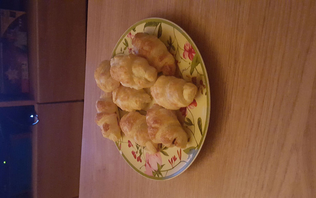 Mini-croissants au chocolat Kit Kat