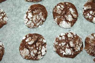 Petits craquelés au chocolat