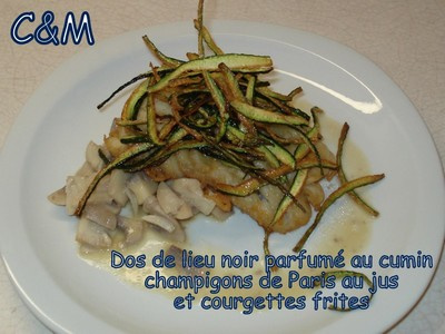 Dos de lieu noir parfumé au cumin