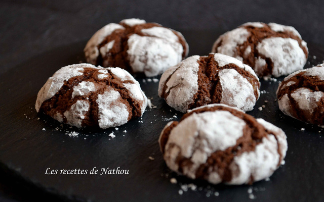Craquelins au chocolat noir