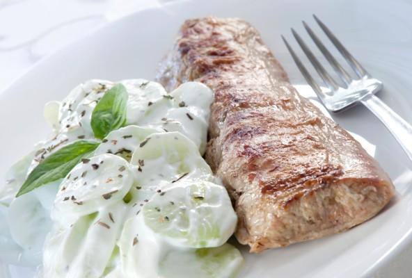 Filet mignon de veau gratiné au chaource