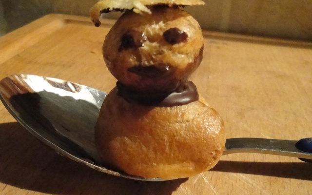 Gâteau roulé et sa mousse caramel spéculoos