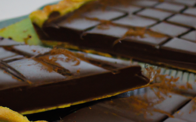 Tarte acidulée au chocolat