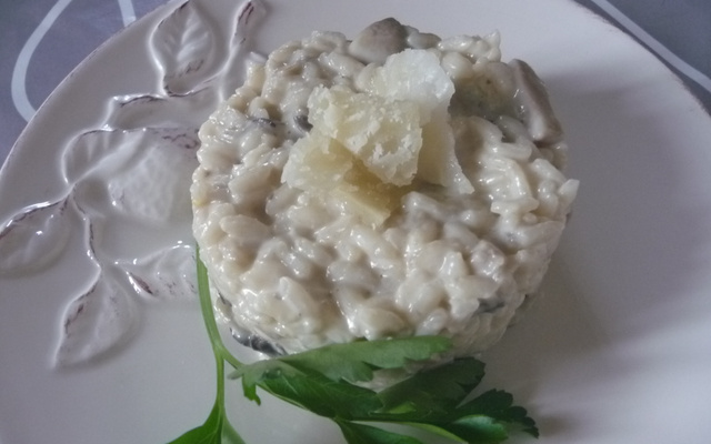 Risotto aux champignons et à la Tomme de Savoie