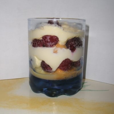 Tiramisu aux framboises et sa Chantilly