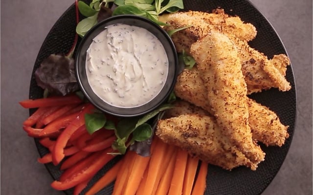 Nuggets de poulet au four