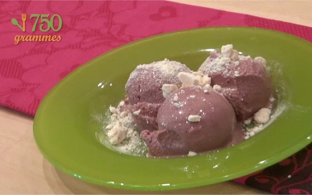 Yaourt glacé aux fruits