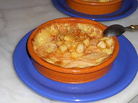 Crème brûlée aux pommes rapide