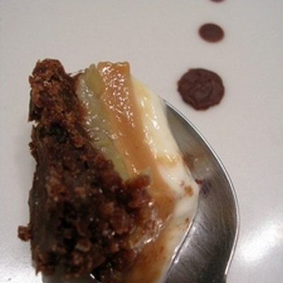 Dessert chocolaté à la banane