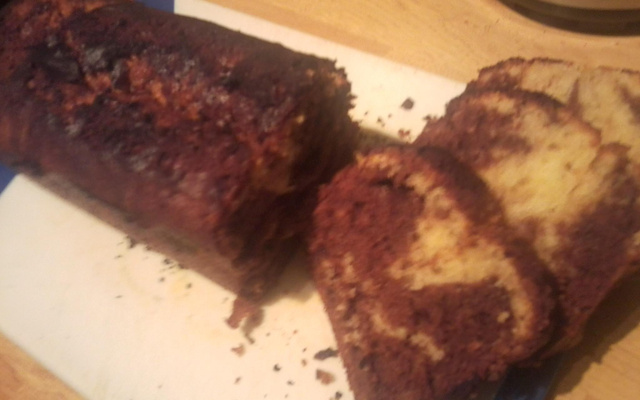Cake marbré chocolat
