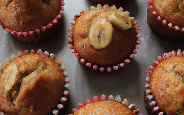 Muffins bananes noisettes