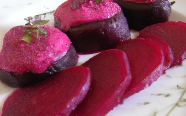 Coussins de betterave en habit de lompe