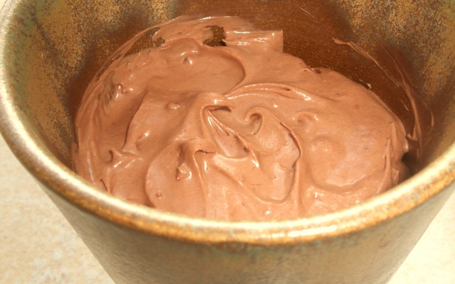 Mousse au chocolat aux zestes d'orange