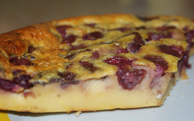 Clafoutis cerises-amandes