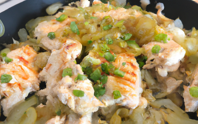 Sauté de poulet aux oignons