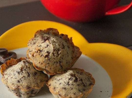 Muffins choco amandes