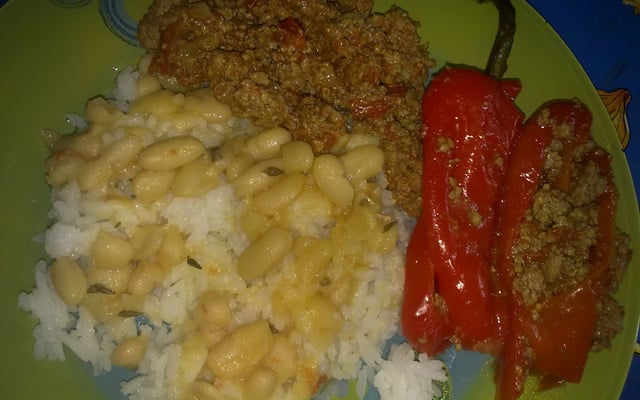 Carri poivrons au bœuf