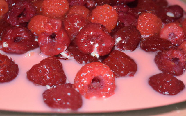 Renversé aux framboises