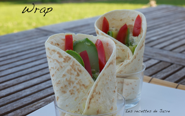 Wrap de maquereau au philadelphia