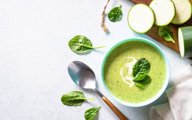Soupe à la courgette