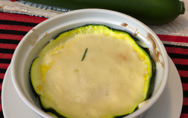 Flan de courgette rapide