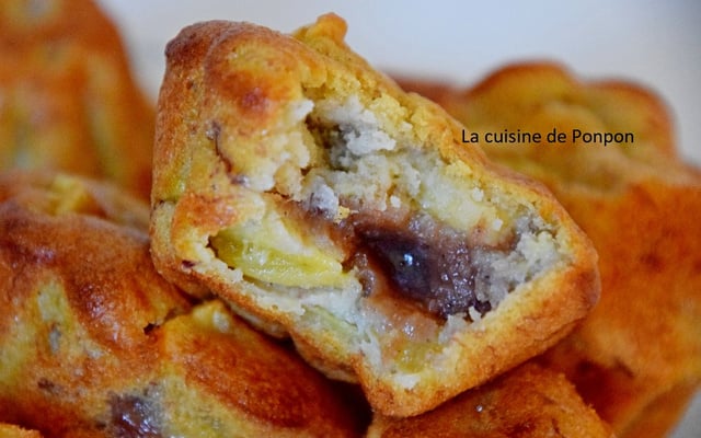 Muffin banane, pomme et cumbava