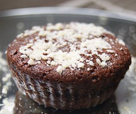 Fondant chocolat amandes