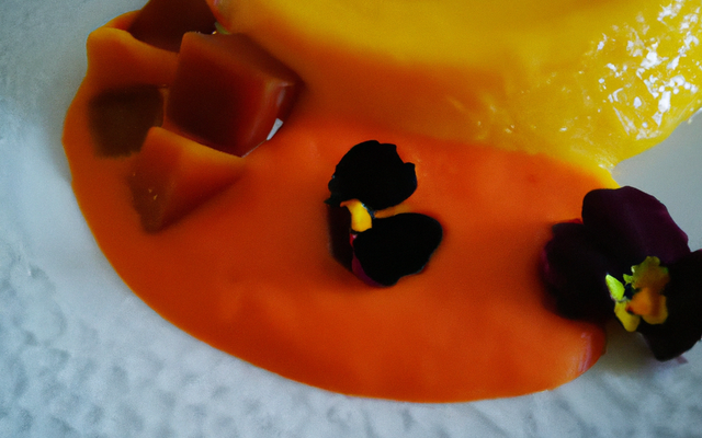 Poêlée de Mangue Sabayon au Coquelicot de Nemours