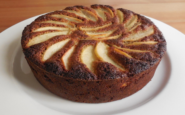 Gâteau poire et sarrasin