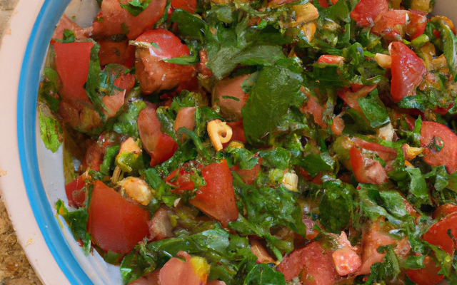 Salade piquante de Tunisie