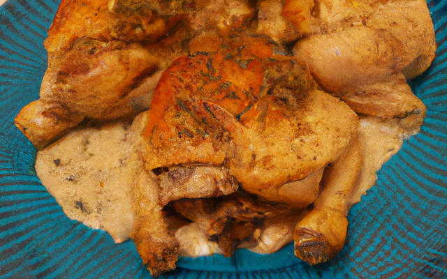 Poulet rôti au beurre